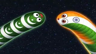 WORMZILLA.IO - Pro Indian Snake Vs Biggest Pakistani Snake 🤯