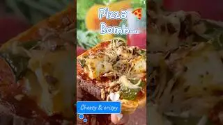 Crispy Mini Pizza Bread 😍 Quick & Easy Snack #shorts#pizzarecipe #pizzahut 🤤🤤🤤🤤🤤🤤🍕🍕🍕