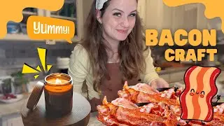 Cooking Bacon & Making Candle Oil 🥓🕯️ Cozy Family Day