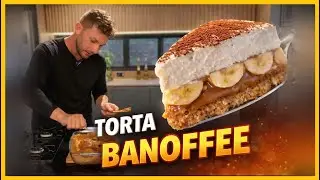 A TORTA BANOFFEE mais FÁCIL do MUNDO! 😋 | Henrique Buttler