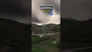 Pilot Attempts Crazy Hercules H4 Landing at Paro - Microsoft Flight Simulator 2020 - #shorts