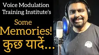 Sweet Memories at Voice Modulation Training Institute with Bharatkumar Thanvi and Students and Team