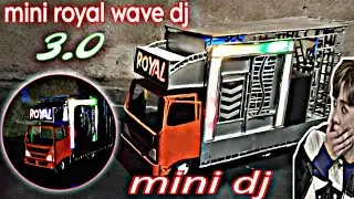 Mini royal wave dj 😱🔥 || mini royal wave dj 3.0 just bass check || how to make mini royal wave dj ||