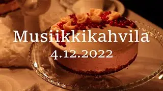 Jouluinen Musiikkikahvila 4.12. klo 18.15