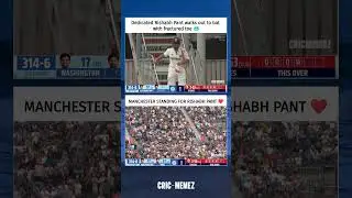 Respect moment for Rishab pant 🩷 #cricket #indvsseng #rishabhpant