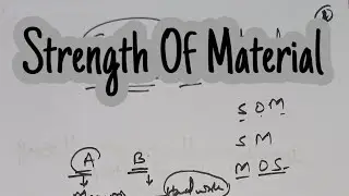 Introduction Strength Of Meterial In Hindi|| SOM || Civil & Mech. Engg