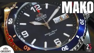 ORIENT MAKO Automatic Mens' Diver Watch Pepsi Rubber Band