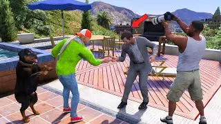 Jack Met Michael, Shinchan And Chop in GTA 5 Indian Theft Auto Simulator