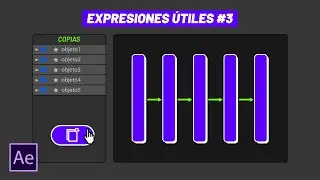 Expresiones Útiles #3 | Posicionar Objetos en Distancias Iguales | After Effects