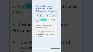 📍 How to Open Password-Protected ZIP File