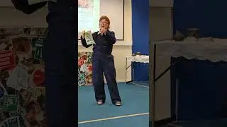 Yvonne performing one of her songs