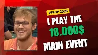 Back in Vegas to Play the 10.000$ Main Event 2025 (german)