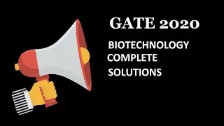 GATE 2020 Biotechnology | ANSWER KEY Released 16-02-2020
