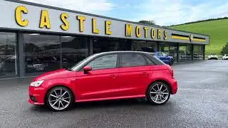 2018 AUDI A1 SPORTBACK 1.4 TFSI BLACK EDITION NAV Auto in Red for sale at Castle Motors