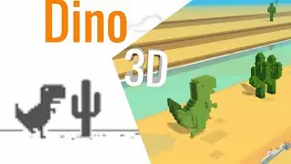 Chrome Dinosaur in 3D game on Android