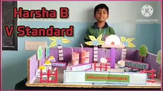 Vivekananda's Think and Thrive Expo Measurement park model presented by Vth STD student 