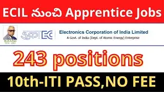 ECIL Apprentice Recruitment 2021||ECIL Recruitment 2021||ECIL ITI Trade Apprentice Jobs 2021