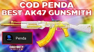 CALL OF DUTY PENDA AK47 GUNSMITH LOADOUT IN BATTLE ROYALE_ PANDA AK 47 GUNSMITH | #penda  #boostcodm