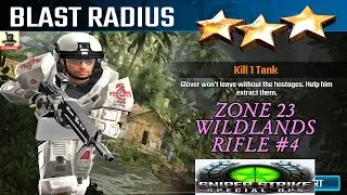 Campaign Zone 23 Wildlands Blast Radius Rifle mission #4 Sniper strike : special ops