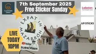 Free Sticker Sunday + Live Q&A About Life in Spain (Winner Picked Tonight 10pm Spanish time!)