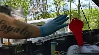 Changing the oil in a 2010-2015 Hyundai Tucson