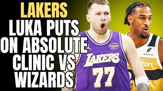 Lakers Dominate Wizards In Luka Big Night