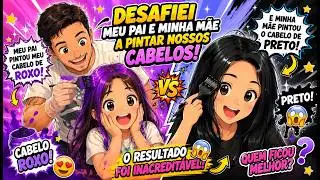 DESAFIO DUPLO: PINTANDO O CABELO! 💇‍♀️