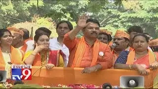 R Ashok Campaigning For Tejasvi Surya from Bangalore South Constituency