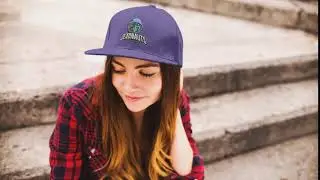 Snapback Hat Mockup by Placeit
