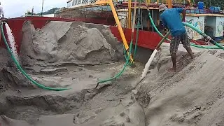 Sand Flow Chronicles: High-Pressure Dredging & Sand Mining in Action