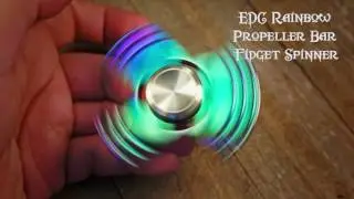 EDC RAINBOW PROPELLER BAR FIDGET SPINNER