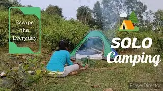 Girl Solo Camping in India/ Solo Camping & Cooking in Deep Forest 🍃