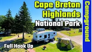 Экскурсия в кемпинг Broad Cove, Кейп-Бретон-Хайлендс, Новая Шотландия (проживание в автодоме) 4K