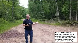 Holy Stone HS790 GPS 6K Camera Drone with 3 Axis Gimbal, FPV RC Quadcopter Drone, Quick Easy Set Up