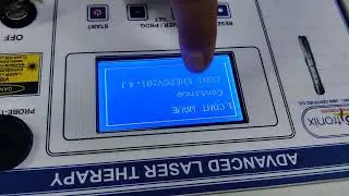 Digital LASER Therapy Equipment Physiotherapy Device Working Demo Video