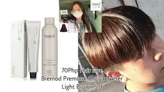 70Php HAIR DYE BREMOD PREMIUM COCOA BUTTER LIGHT BROWN 5.0