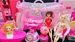 [🐰toy asmr🐰] Adorable Barbie Doll PlaySet ASMR All-Pink Room Toys Satisfying with Unboxing