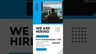 Frontend Developer Jobs USA #remotework #frontend #webdevelopment #webdeveloper
