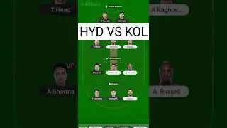 HYD VS KOL My 11 circle team prediction My 11 circle winning Team prediction Hyderabad vs Kolkata