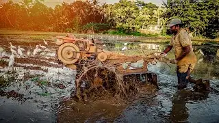 Kubota K700 deep mud profomens | Best Tractor In the world | GIRL & TRACTOR | K700 Power Tiller