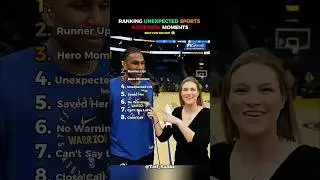 RANKING UNEXPECTED SPORTS INTERVIEW MOMENTS 🎤😳 #kindness #athlete #fyp  #foryoupage #shorts