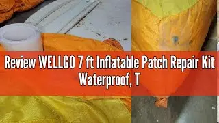 Review WELLGO 7 ft Inflatable Patch Repair Kit Waterproof, TPU Pool Repair Patch Kit for Air Mattres