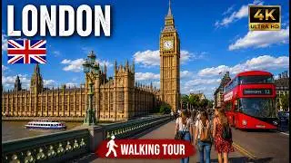🇬🇧 LONDON 4K Walking Tour (UK) - 41m+ Most Beautiful City You’ve Never Heard Of [4K Ultra HD/60fps]