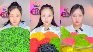 Colorful Fish Roe Eating ASMR | Soft Crunch Seafood Mukbang Colorful #46