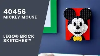 Lego Brick Sketches 40456 Mickey Mouse - Lego Speed Build Review