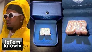 Dj Spinking Just Came For This Diamond Ring From Tajia Diamonds After Getting The Chain Months Ago