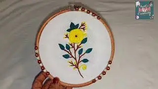 Learn How to Finish Your Embroidery Hoop | Quick and Simple Tips!