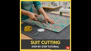 Suit Cutting Tutorial Step by Step ✂️ | Perfect Measurement & Cutting | Pooja Boutique Stitch