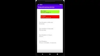 Calculating time difference between two Firebase timestamp's date and time - Android Studio Tutorial
