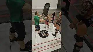 John Cena vs. Cody Rhodes #wrestlemania #wwesuperstar #raw #wwetoys #mattelwwe #mattel #viralvideo